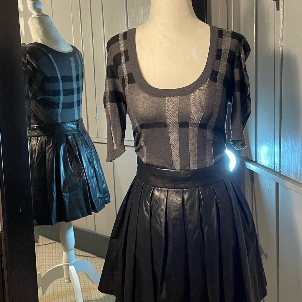 Burberry fitted t-shirt black tones